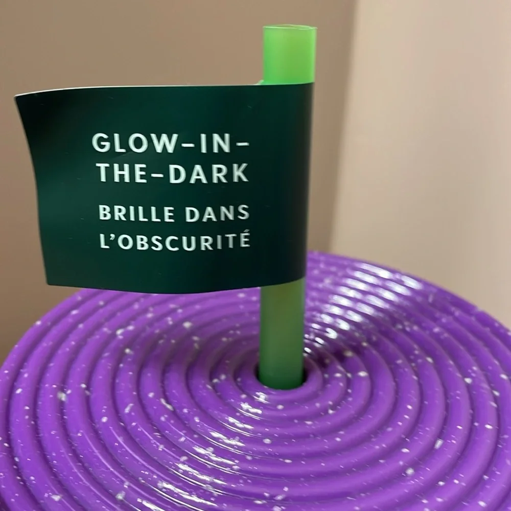 Purple Glow-in-the-Dark Starbucks Limited Edition Purple 24oz Tumbler NWT - Picture 2 of 6